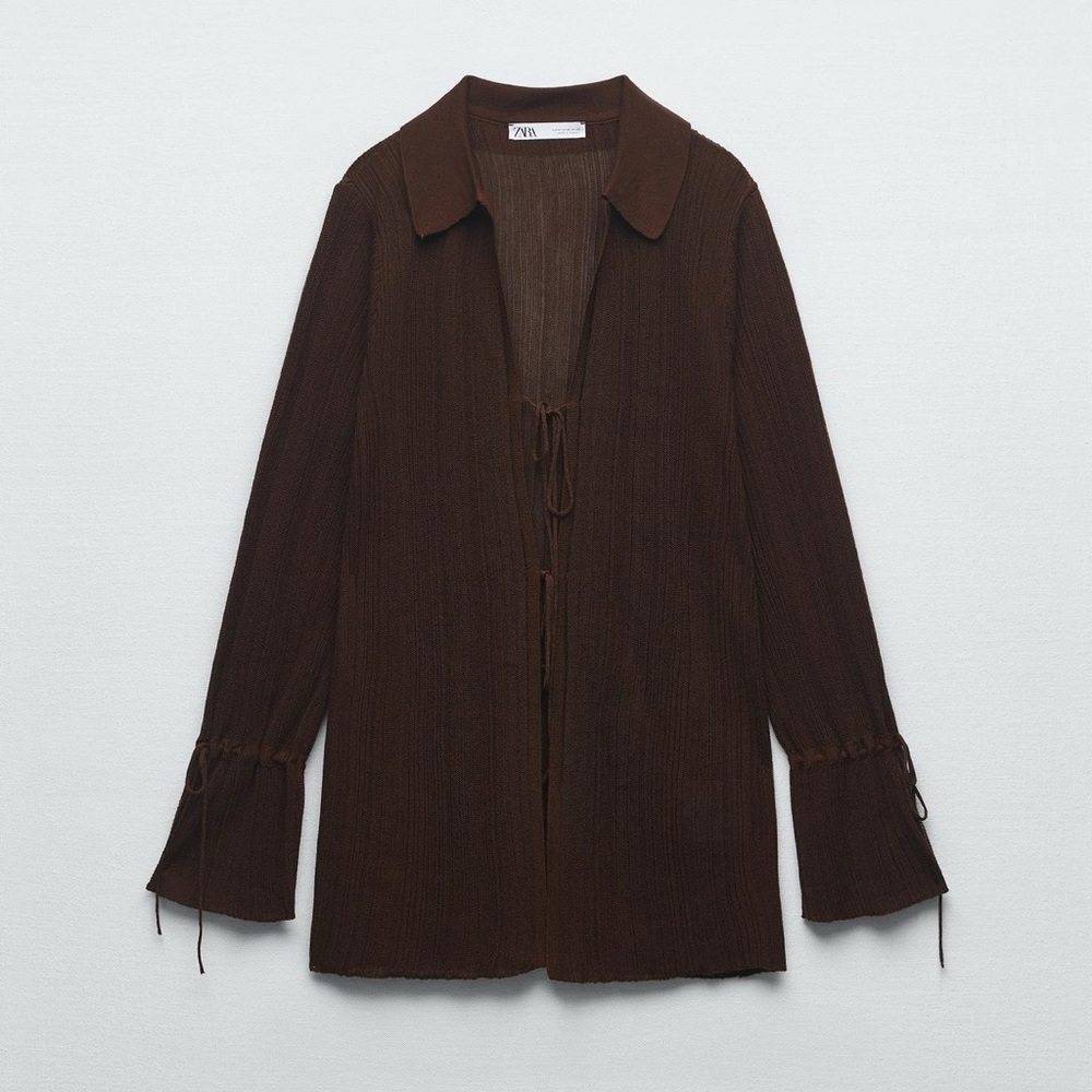 Zara textured top